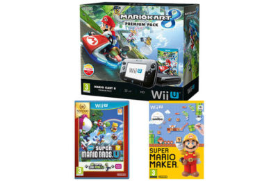 Wii U 32GB Console, Mario Kart 8 and Mario Bros Games Bundle Wii U 32GB Console, Mario Kart 8 and Mario Bros Games Bundle